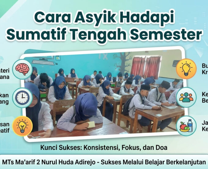 Cara Asyik Hadapi Ujian Sumatif Tengah Semester Ganjil di MTs Ma'arif 2 Nurul Huda Adirejo, Bye-Bye Stres!