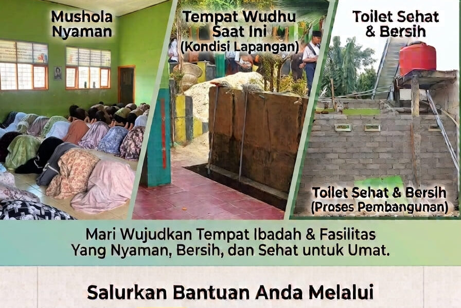 renovasi sanitasi dan tempat ibadah/aula